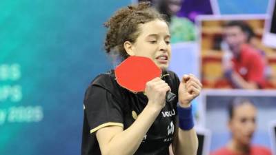 هنا جودة تتوج بذهبية بطولة إفريقيا لتنس الطاولة