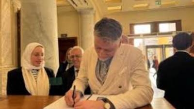 وزير الثقافة بدولة إيطاليا يزور المتحف اليونانى الرومانى بالإسكندرية