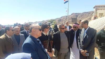 محافظ جنوب سيناء يتفقد محطة تحلية مياه الشرب بمدينة طابا