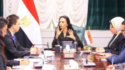 وزيرة التضامن الاجتماعي تلتقي الممثل الرئيسي الجديد لهيئة التعاون الدولي اليابانية في مصر «جايكا»