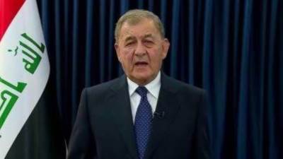 الرئيس العراقى يغادر بغداد متوجها إلى القاهرة للمشاركة بالقمة الطارئة