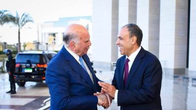 وزير الخارجية والهجرة يستقبل نائب رئيس الوزراء ووزير خارجية العراق