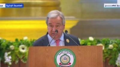 أمين الأمم المتحدة: حرب الاحتلال علي غزة وصلت لمستوى غير مسبوق من الدمار