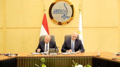 "النقل" توقع مذكرة تفاهم مع جهاز تنمية المشروعات لتوفير فرص عمل مستدامة للشباب