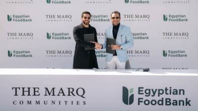 "ذا مارك للمجتمعات العمرانية" تتعاون مع مؤسسة "بنك الطعام المصري" لدعم الأسر الأكثر احتياجًا