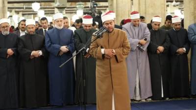 في أجواء روحانية.. الجامع الأزهر يحتضن آلاف المصلين في الليلة السادسة من رمضان