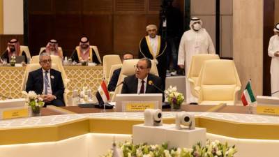 وزير الخارجية والهجرة يشارك في الاجتماع الوزاري المشترك مع دول مجلس التعاون الخليجي