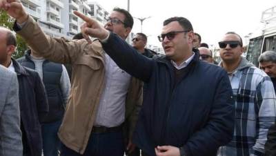 وزير الإسكان يتفقد كومبوند مزارين وبرج C2 بالعلمين الجديدة