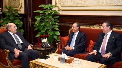 وزير الخارجية يلتقى مع رئيس مجلس الشيوخ ولجنتى العلاقات الخارجية بمجلسي النواب والشيوخ