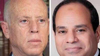 الرئيس السيسي ونظيره التونسي يؤكدان رفضهما تهجير الفلسطينيين