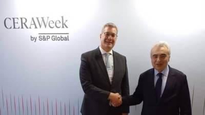 وزير البترول يبحث مع المدير التنفيذي لوكالة الطاقة الدولية تعزيز التعاون المشترك