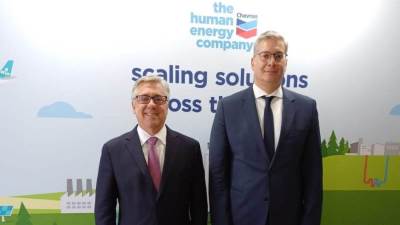 وزير البترول يستعرض انشطة شركة شيفرون العالمية وخططها المستقبلية لزيادة الإنتاج