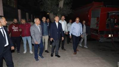 محافظ القاهرة : إزالة الآثار الناتجة عن حريق مبنى المعامل المركزية وتشكيل لجنة لفحص العقار