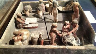 معرض عن الطعام المصري القديم بالمتحف المصري بالتحرير