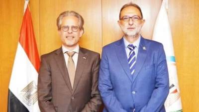 رئيس سلامة الغذاء يستقبل الملحق الزراعى بسفارة هولندا لبحث التعاون