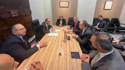 وزير الخارجية يلتقي رئيسي شركتي التحالف المُنفذ لمشروع سد جوليوس نيريري التنزانى