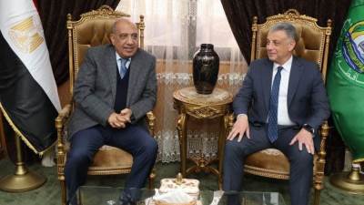 وزير الكهرباء يبحث مع اللواء أكرم جلال موضوعات العمل المشتركة ويفتتح عدد من المشروعات