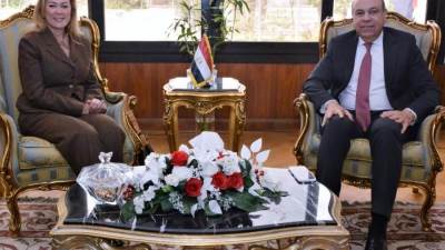 وزير الطيران المدني يبحث مع المدير التنفيذي للأكاديمية الوطنية للتدريب سُبل التعاون