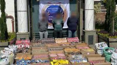 ضبط 3 أشخاص بالقليوبية بحوزتهم مليوني قطعة ألعاب نارية بقيمة 8 ملايين جنيه بقصد الاتجار