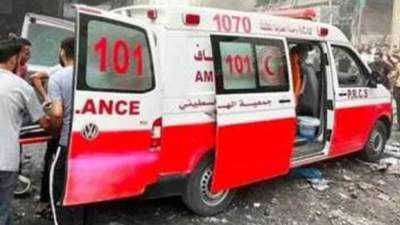 إصابة عدد من مسعفي "الهلال الأحمر الفلسطيني" برصاص الاحتلال في رفح جنوبي قطاع غزة