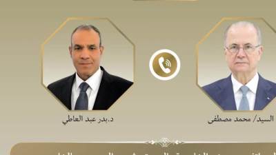 وزير الخارجية يستعرض هاتفيا مع رئيس وزراء فلسطين جهود مصر لوقف إطلاق النار في غزة