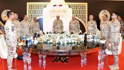 الفريق أحمد خليفة: حرس الحدود عيون مصر الساهرة والمدرعات درعها الحامي