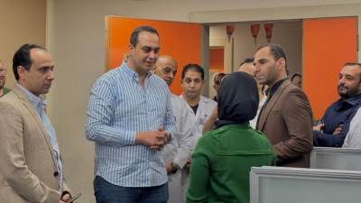 رئيس الرعاية الصحية في جولة تفقدية مفاجئة للاطمئنان على سير العمل وتنفيذ خطة التأمين الطبي