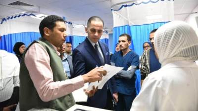 نائب وزير الصحة يتفقد مستشفيات البحيرة والإسكندرية