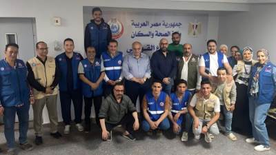 مستشار وزير الصحة يتفقد العمل بمشروع "رعاية مصر" ضمن خطة التأمين الطبي لعيد الفطر