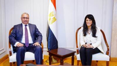 وزيرة التخطيط والتنمية الاقتصادية تلتقي سفير مصر الجديد لدى الصين
