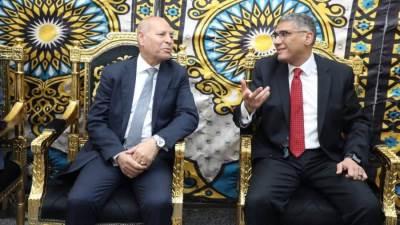 وزير الأوقاف ومحافظ الجيزة يفتتحان مسجد النور بقرية عرب أبو عريضة بمركز الصف