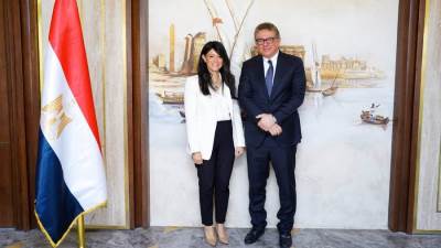 "المشاط" تبحث مع المدير التنفيذي لمصر بالبنك الأفريقي للتنمية تطورات تنفيذ الاستراتيجية القُطرية