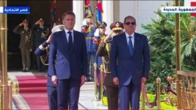 الرئيس السيسى ونظيره الفرنسى يشهدان توقيع عددا من الاتفاقيات ومذكرات التفاهم