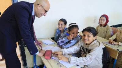 التعليم يشيد بانضباط سير العملية التعليمية بمدارس إدارة الباجور ومستوى تحصيل الطلاب الدراسي