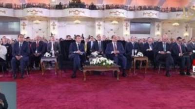 الرئيسان السيسى وماكرون يشاهدان فيلما تسجيليا عن علاقات مصر وفرنسا