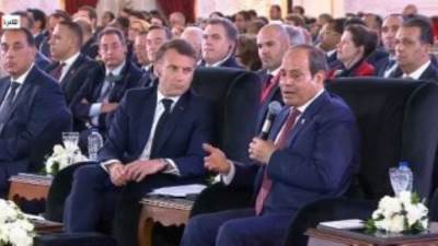 الرئيس السيسى ونظيره الفرنسى يصلان بعد قليل محطة عدلى منصور التبادلية