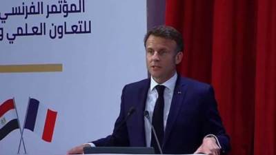 الرئيس الفرنسي: مصر بلد الحضارة وتتمتع برأس المال البشري وهي الأكثر شبابا