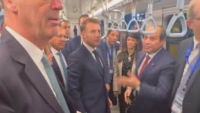 ماكرون: فرنسا تقف إلى جانب مصر منذ 1984 في بناء شبكة مترو الأنفاق