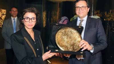 وزير الثقافة يستقبل نظيرته الفرنسية بمتحف أم كلثوم بالمنيل لبحث سبل التعاون الثقافي