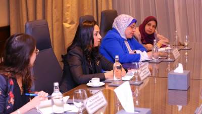 وزيرة التضامن تلتقي وزيرة العمل والصحة والتضامن وشئون العائلة الفرنسية