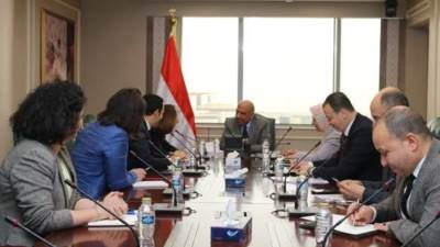 وزير الكهرباء يبحث مع وفد فرنسي تعزيز التعاون بمشروعات الطاقة المتجددة