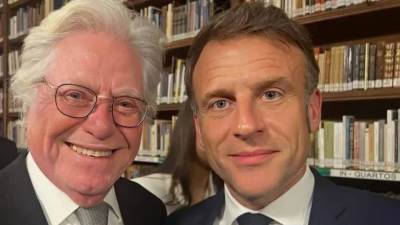 الرئيس الفرنسي يحضر عشاءً خاصاً مع نجوم الفن المصري في القاهرة