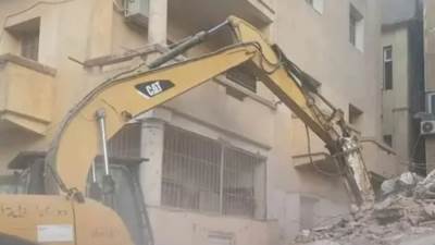 انتشال جثـ ـامين 9 ضحايا من أسفل "عقار أسيوط" المنهار