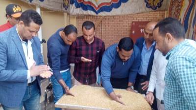 التموين: توريد 360 طن قمح بالفيوم خلال 6 أيام