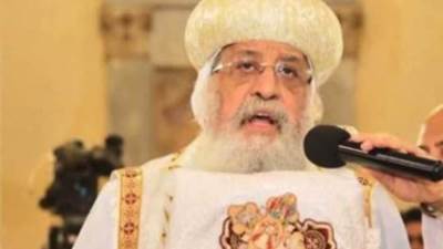 البابا تواضروس يترأس قداس أحد الشعانين بالكنيسة المرقسية الكبرى بالإسكندرية