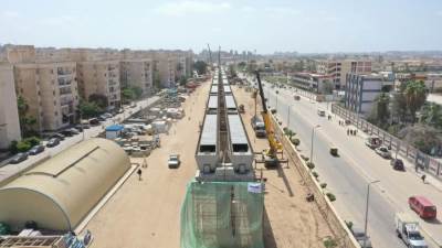 النقل: تقدم ملموس في تنفيذ المرحلة الأولى من مشروع مترو الإسكندرية بطول 21.7 كم