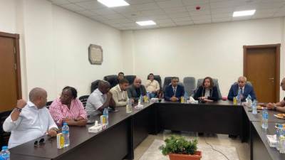 مي عبد الحميد تستقبل وفود ١٠ بنوك مركزية لزيارة وحدات مبادرة "سكن لكل المصريين"