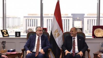 وزير العمل يستقبل نظيره التركي والوفد المُرافق له لبحث ملفات ذات اهتمام مُشترك