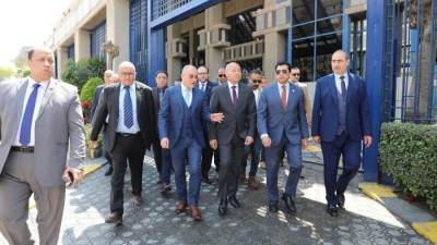 وزير الرياضة و محافظ القاهرة يتفقدان بدء أعمال إنشاء ممشى رياضي بمدينة نصر