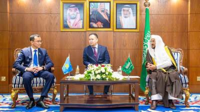 مباحثات تعاون سعودية كازاخية بمجال الشئون الاسلامية